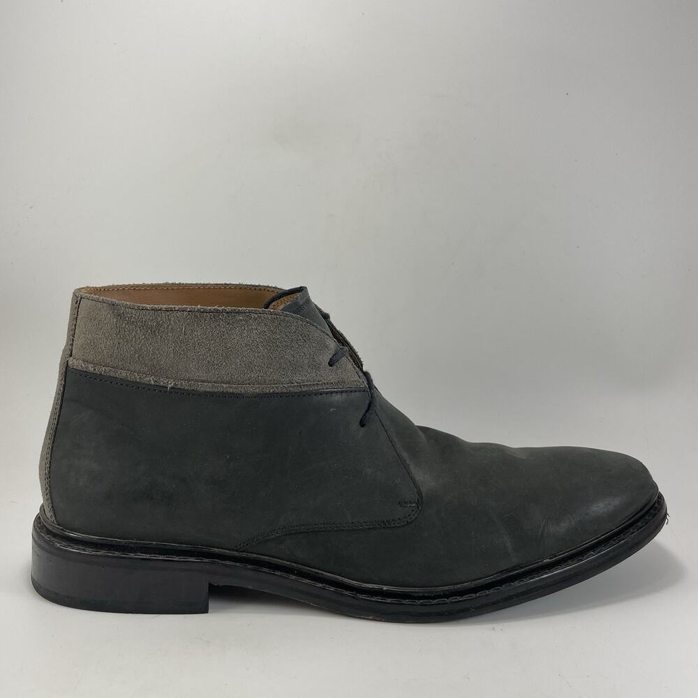 Cole Haan Colton Chukka Boots Mens 11 Gray Nubuck Lace Up Ankle Shoes
